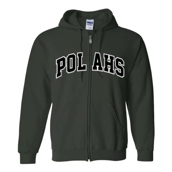 POLAHS Tackle Twill Embroidered Zip Hooded Sweatshirt Grades 9-12