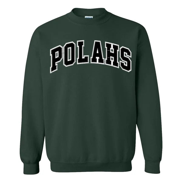 POLAHS Tackle Twill Embroidered Crewneck Sweatshirt Grades 9-12