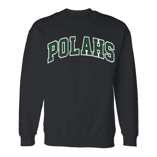 POLAHS Tackle Twill Embroidered Crewneck Sweatshirt Grades 9-12