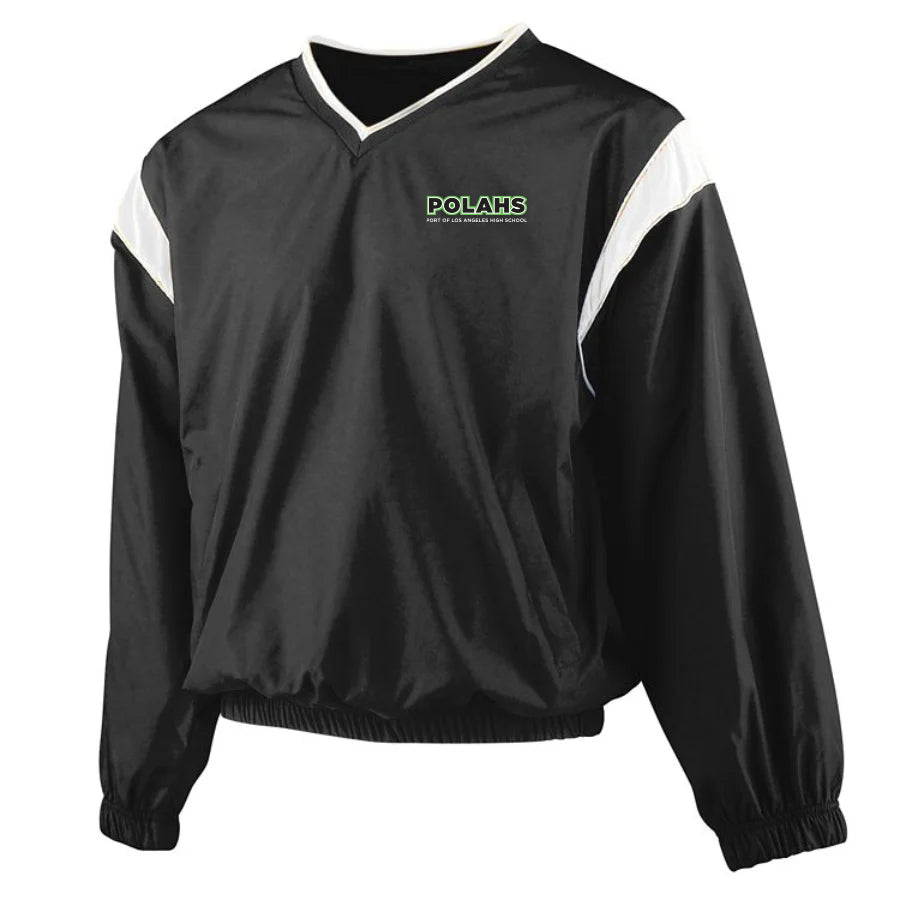 V-Neck Nylon Windshirt w/POLAHS Embroidered Logo Grades 9-12