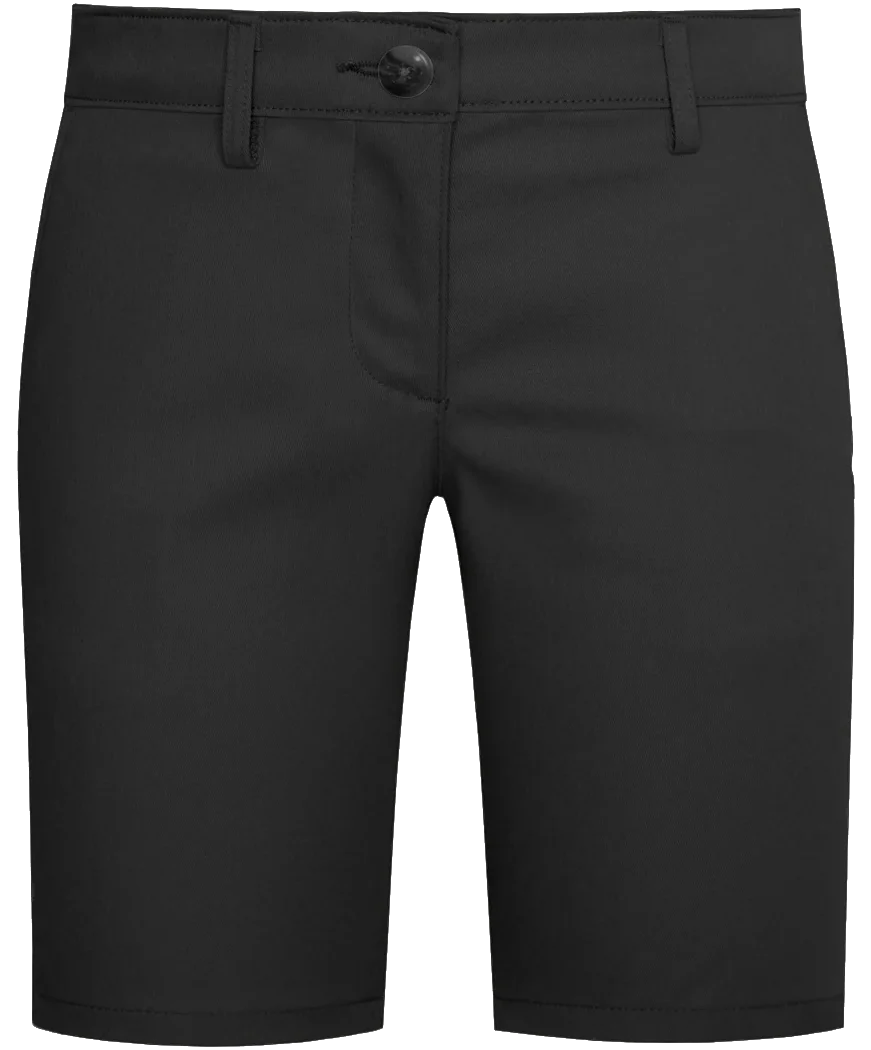 Girls Twill Flat Front Shorts Grades 9-12