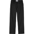 Boys Black Twill Flat Front Pants Grades 9-12