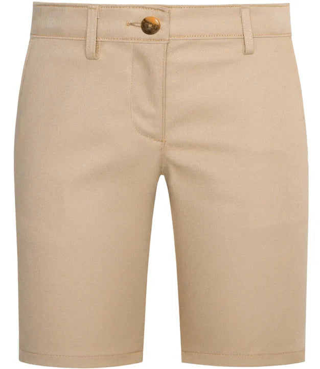 Girls Twill Flat Front Shorts Grades 9-12