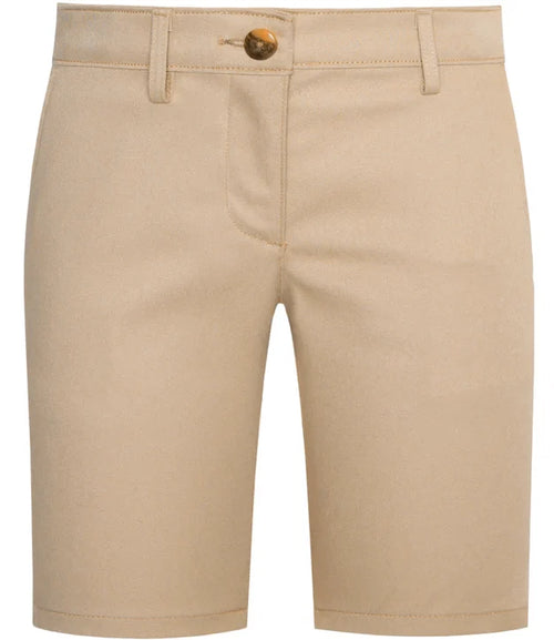 Girls Twill Flat Front Shorts Grades 9-12
