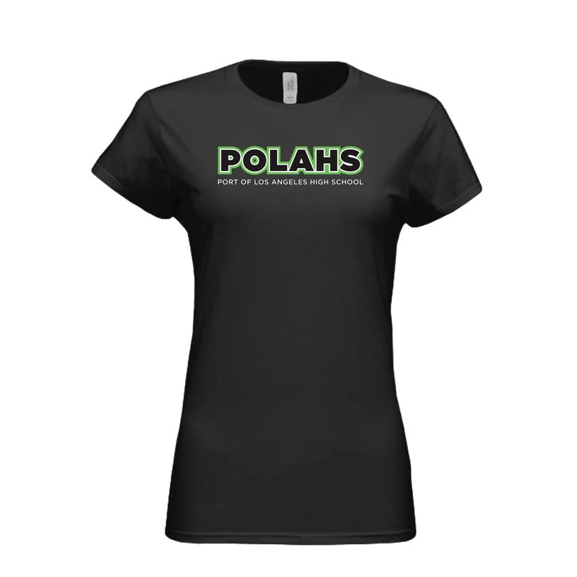 POLAHS Spirit Green Font Women's T-Shirt