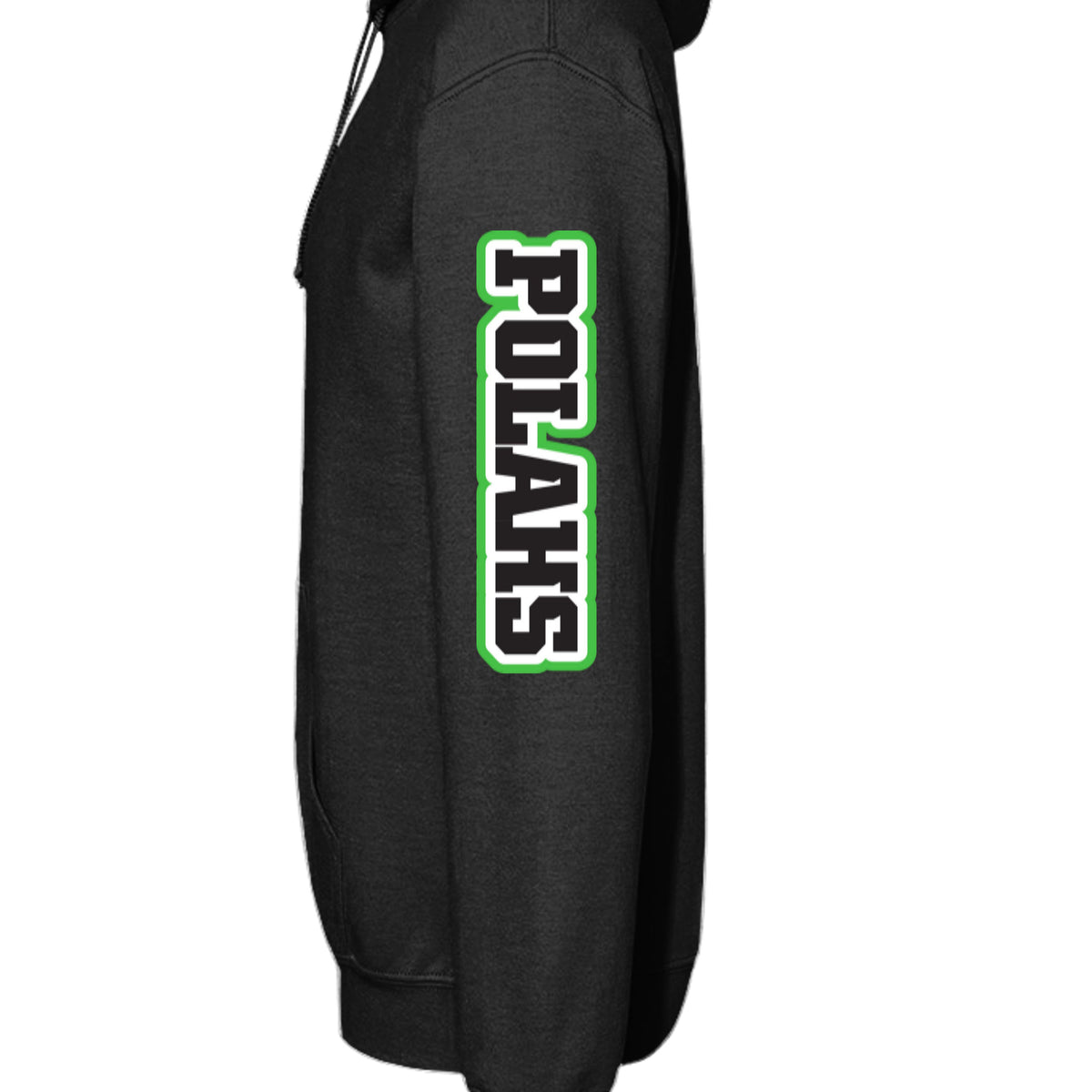 POLAHS UNIFORM P and Sleeve Lime Youth Hoodie